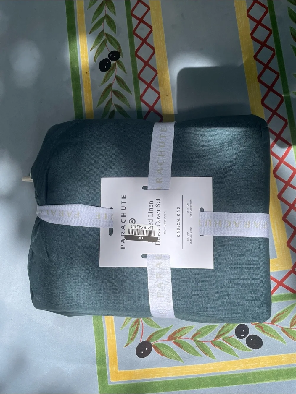 Parachute “Dusk” linen/cotton duvet cover set